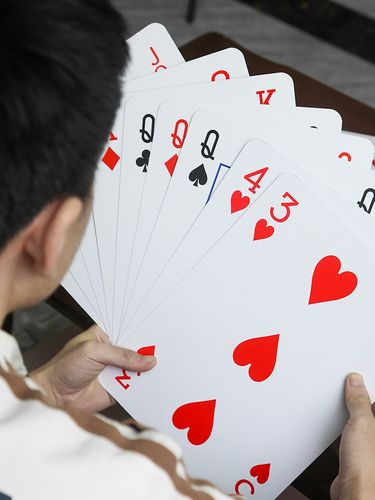 「超大扑克牌」闲时聚会桌游斗地主搞怪巨型创意大字牌特大号纸牌
