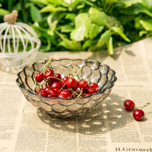 果盘欧式奢华现代简约装饰器皿创意水果千果珠光果盘