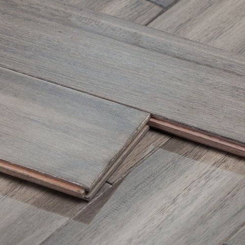 天元尚品纯实木地板番龙眼 灰色浅灰深灰室内环保地板包安装
