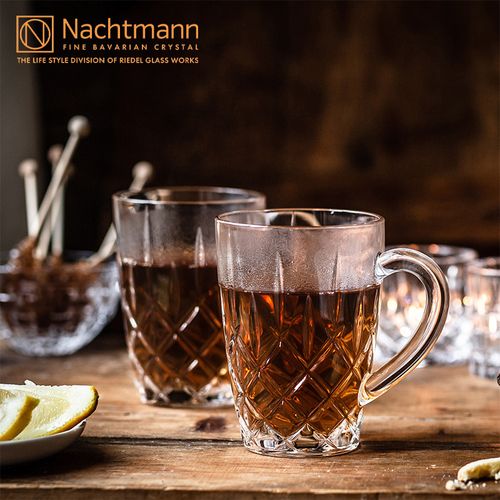 德国进口nachtmann水晶玻璃热水杯家用茶杯带把啤酒耐高温水晶杯