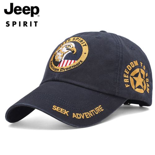 jeep spirit吉普帽子2021品牌帽子男棒球帽户外运动纯棉可调节大小