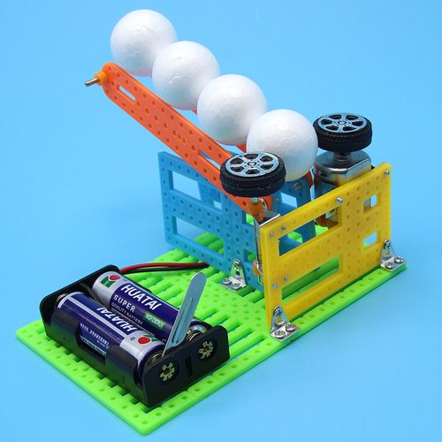 科技小制作diy自动发球机科学实验器材中小学科学小发明益智材料