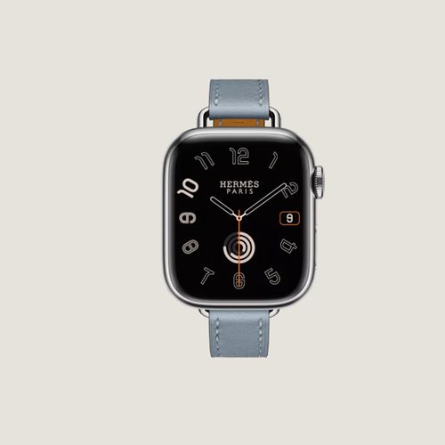 9 苹果爱马仕智能手表 皮革表带 赠运动表带 美版新款 不锈钢表盘