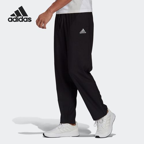 adidas阿迪达斯裤子男2021新款梭织健身跑步休闲长裤运动裤gv5193