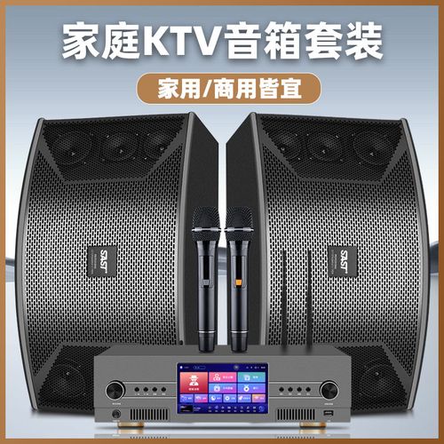 先科家庭ktv音箱套装新款全套音箱点歌机话筒功放机大功率高音质