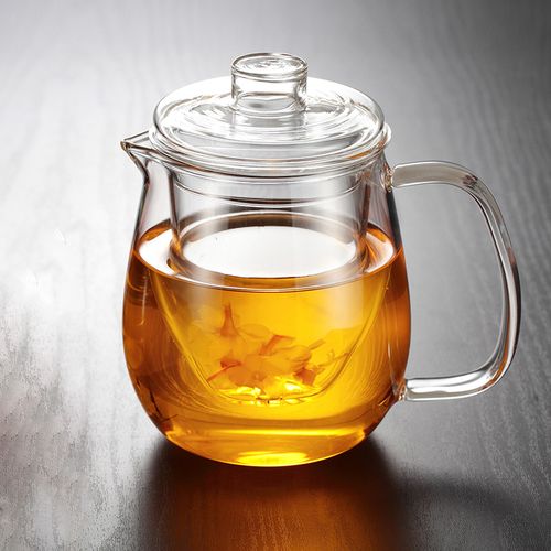 玻璃茶壶耐高温加厚泡茶杯红茶具套装家用冲煮茶器过滤单壶烧水壶