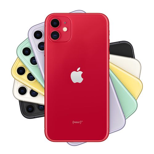苹果appleiphone11红色64g美版单卡有锁机器61英寸移动联通4g手机全新