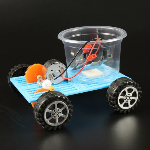 小学生科学实验玩具盐水动力车儿童科技制作diy化学科学实验