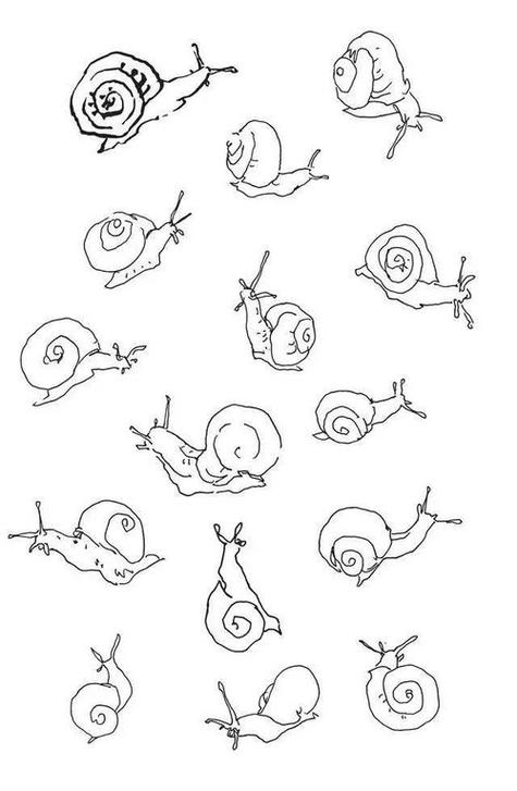 蜗牛的简笔画法 蜗牛的画法儿童简笔画