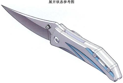 本外观设计的名称为:小刀(304);2.