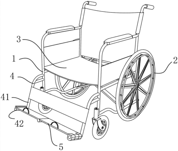 一种供脊髓灰质炎后遗症下肢残疾患者使用的便携式轮椅的制作方法