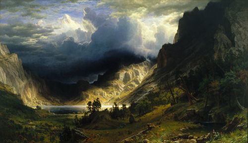 albert bierstadt风景油画作品