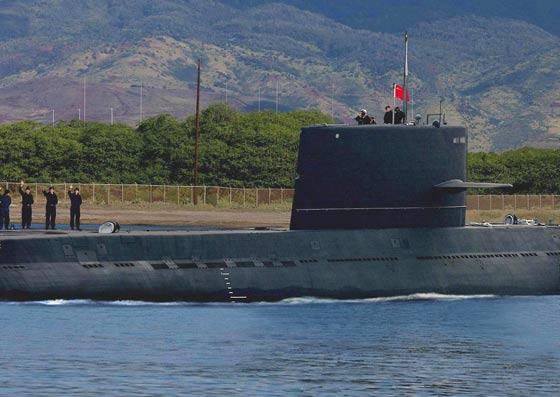 美方评中国"军事雄心":一年建造潜艇14艘