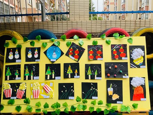 2019~2020第一学年黄金家园幼儿园小班绘画活动小组作品展