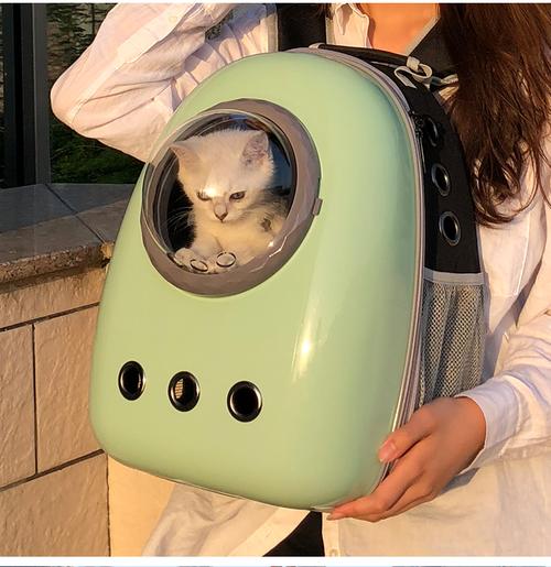 元井 猫包宠物背包外出便携带太空透气舱猫咪小狗狗双肩包猫书包猫