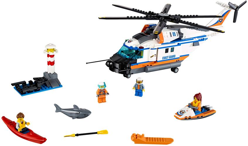 乐高lego601661重型救援直升机
