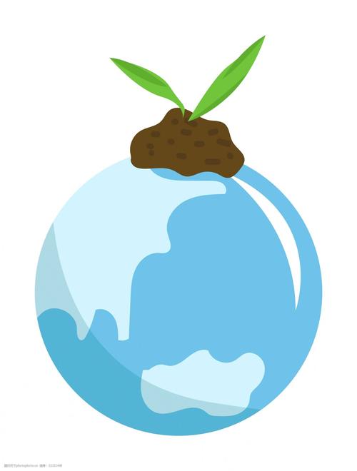 低碳环保节能手绘插画