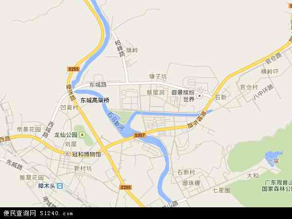 中国 广东省 东莞市 樟木头镇樟木头镇卫星地图 本站收录有:2021