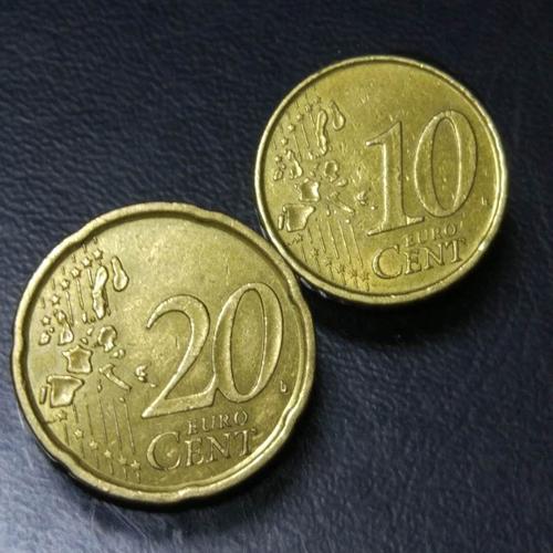西班牙硬币,铜币10.20欧分