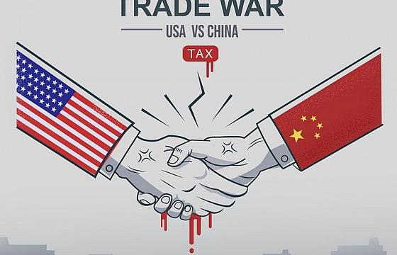 中美贸易战图片素材