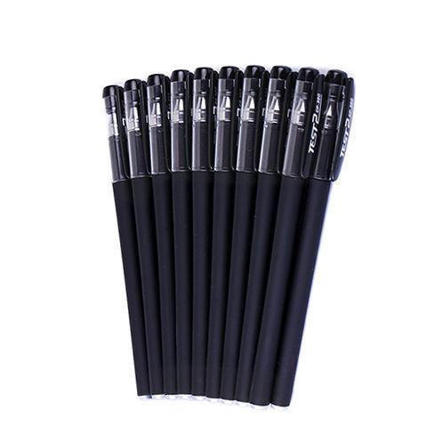 【精选品质】中性笔黑色碳素笔水性笔黑笔芯0.