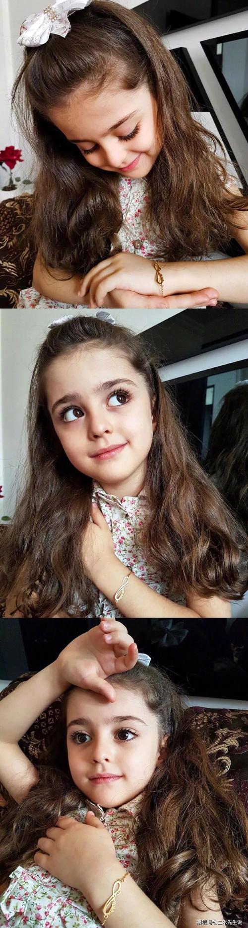 伊朗8岁小女孩被称为"全球最美"!因太美,父亲辞职做贴身保镖