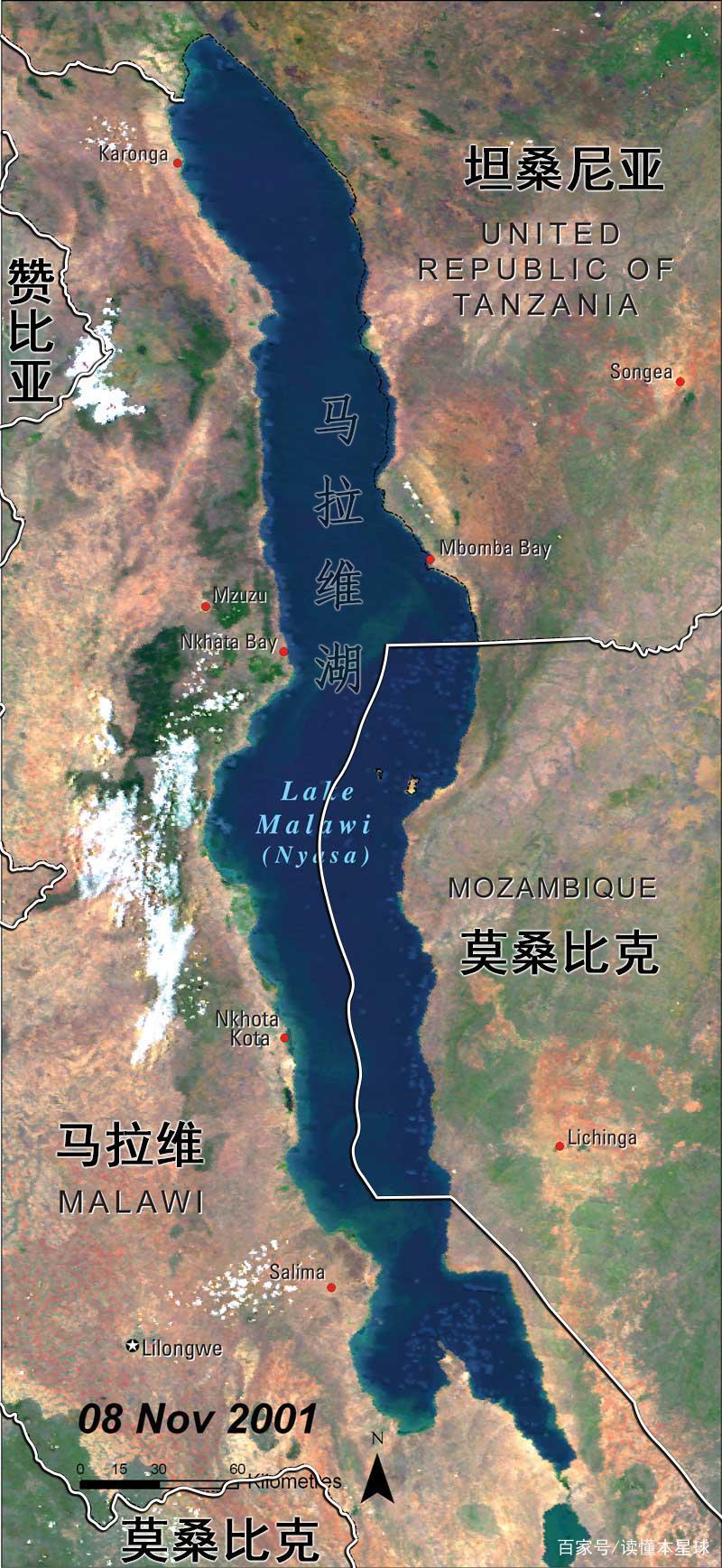 200个鄱阳湖容量的马拉维湖,如何成非洲三国角逐主战场?