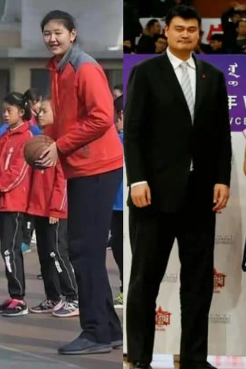 16岁中国女篮天才横空出世身高2米27超过姚明单场62分13板