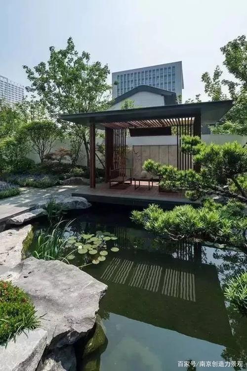 新中式风格庭院亭子怎么设计?这样来设计,美化了整个院子