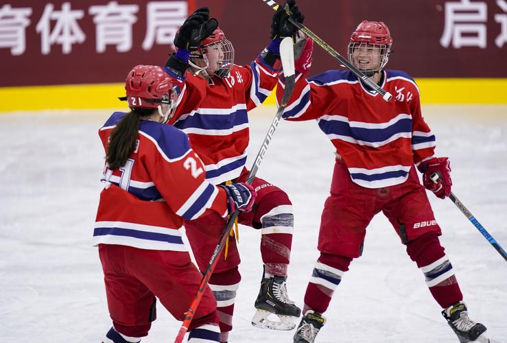 全国冰球锦标赛女子组河北队取得开门红