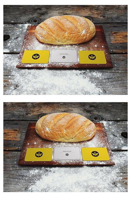 面包标签样机图片-面包标签样机设计素材-面包标签样机模板下载