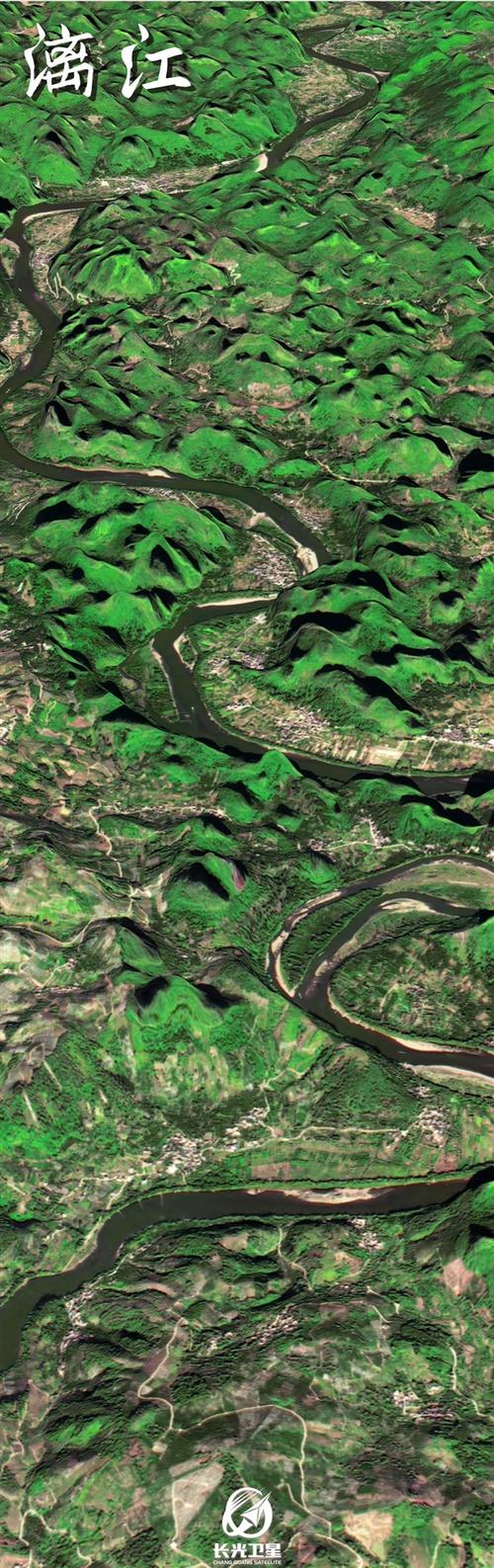 3d卫星图看中国河流壮哉