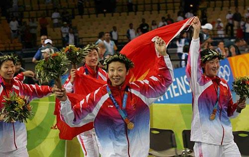 2004年雅典奥运会中国队队长冯坤