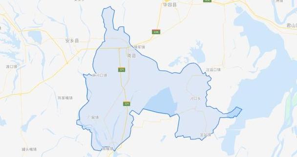 湖南益阳最北的县,是中国唯一以方向命名的单字县