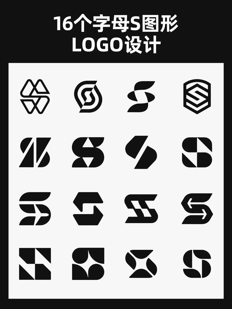 logo设计|16个字母s图形logo设计#logo设计 # - 抖音