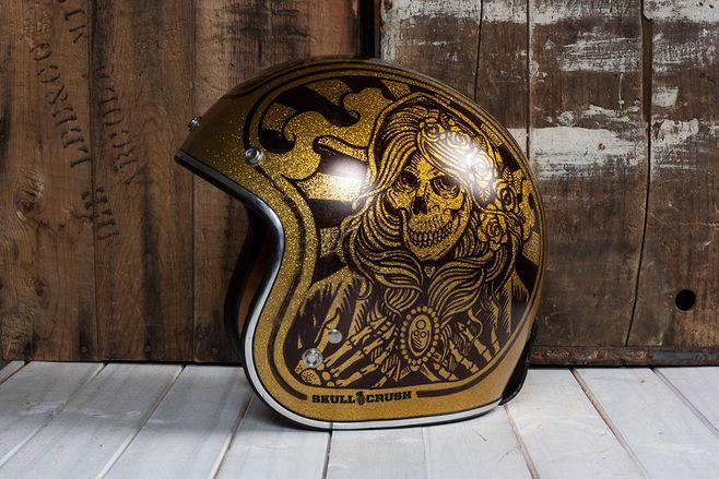 custom illustrated motorcycle helemts : these are