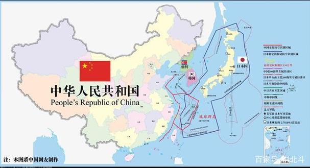 中国海域地图