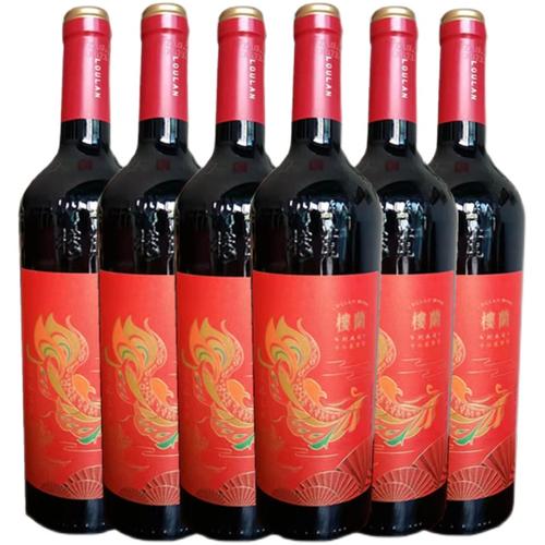 楼兰葡萄酒国产红酒新疆吐鲁番产地凤凰于飞龙珠干红干红静态葡萄酒