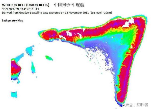 越媒眼中的牛轭礁面积超10平方公里已被中国民兵渔船控制