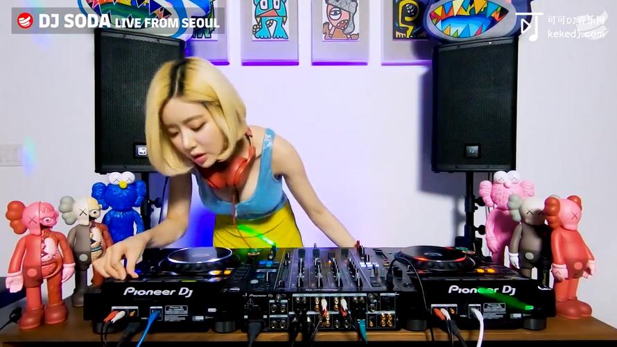 节奏感超强的电音舞曲-韩国知名女dj现场打碟高清视频