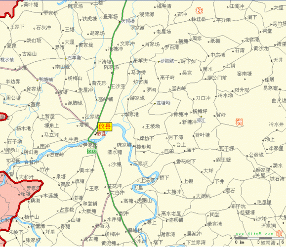 攸县交通地图全图查询