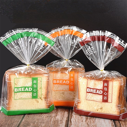 食品级定制印刷opp透明wateaproof食物饼干面包包装袋面包面包包装袋 