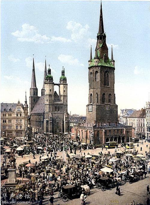 彩色老照片:1900年的德国萨克森王国|魏玛共和国|印刷|萨克森_新浪