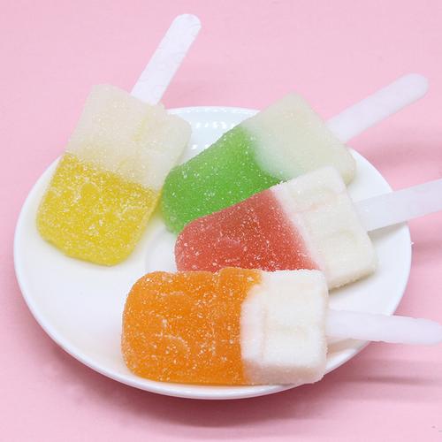 果町冰淇淋雪糕棒棒糖水果味软糖果儿童休闲食品创意糖果小零食