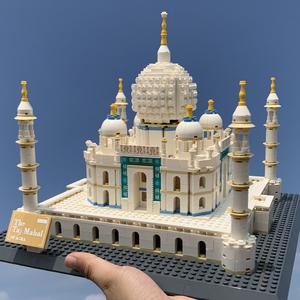 乐高积木送女孩拼装泰姬陵玩具成年高难度世界名建筑城堡立体模型