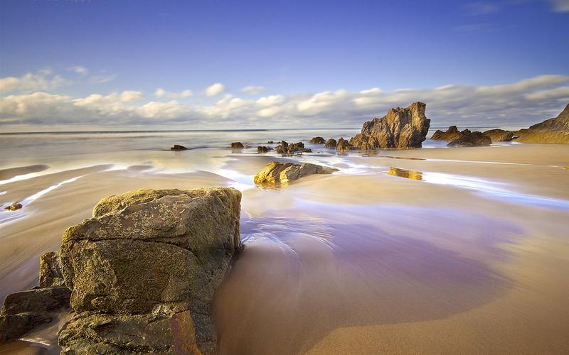 西班牙阿斯图里亚斯,沙滩,大海,岩石 640x1136 iphone 5/5s/5c/se