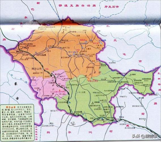 兴安盟乌兰浩特,阿尔山,扎赉特,科尔沁右翼前旗,中旗5县分析 - 兴安盟