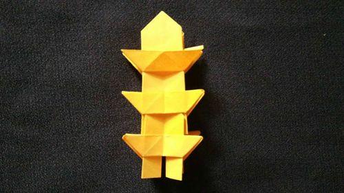 折纸大全视频教程 教你折一座雷峰塔给孩子玩 亲子创意手工益智