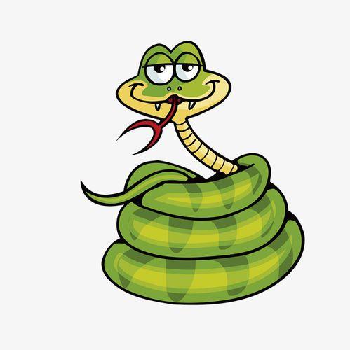 黄腹水蛇简笔画教程动物简笔画怎么画绿色的蛇简笔画q版绿蛇简笔画