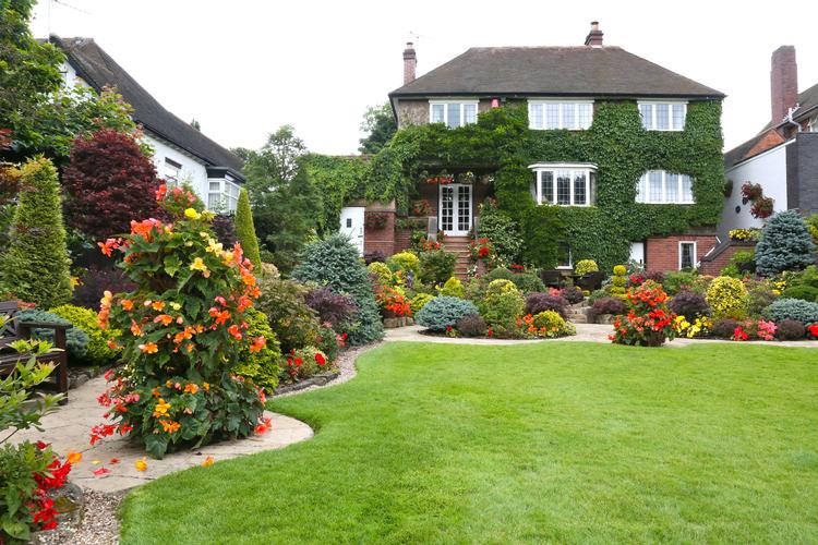 england gardens houses walsall garden shrubs lawn design nature